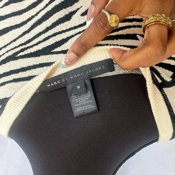 Marc By Marc Jacobs Zebra and Polka Dot Sweater - Picture 3 of 5